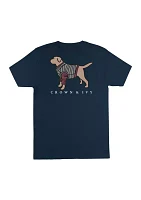 Plaid Dog Graphic T-Shirt