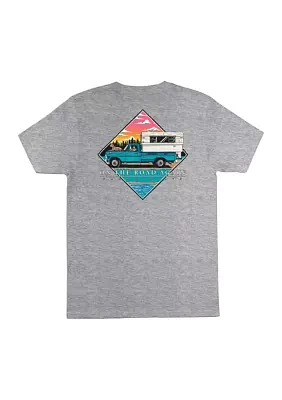 Short Sleeve Road Trip Graphic T-Shirt