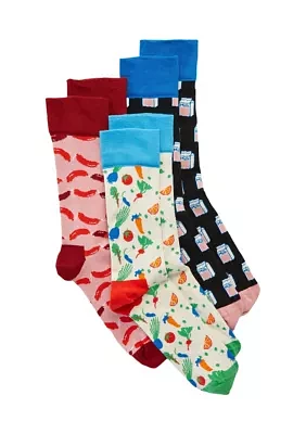 Foodie Socks Set - 3 Pack