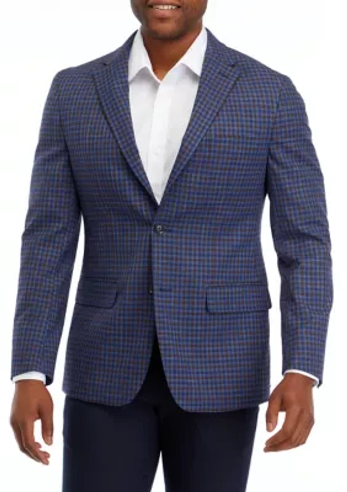 Check Print Sport Coat