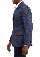 Check Print Sport Coat