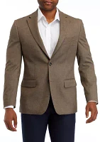 Textured Solid Sport Coat