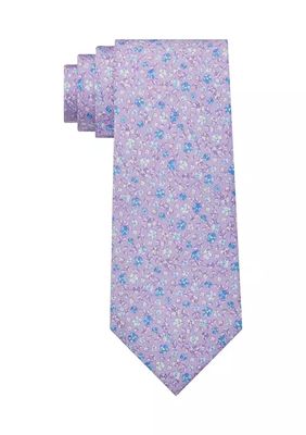 Small Flower Print Tie
