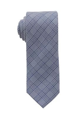 Clean Glencheck Print Tie