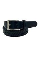 Braided Faux Leather Belt