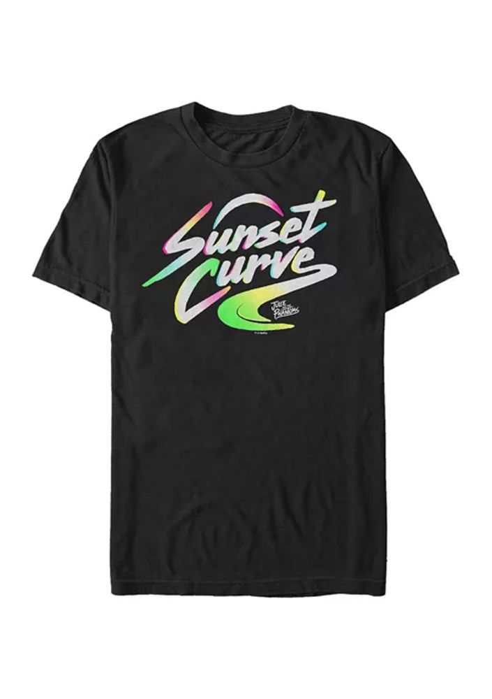 sunset curve shirt
