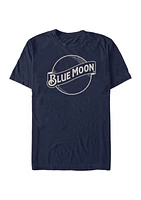 Miller Coors Brewing Company - Blue Moon Lines Graphic Short Sleeve T-Shirt