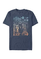 Big & Tall Ships Graphic T-Shirt