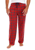 Plaid Printed Knit Pajama Pants