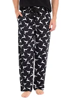 Buck Print Pajama Pants