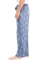 Printed Pajama Pants