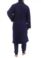 Navy Bouclé Robe