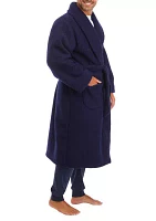 Navy Bouclé Robe