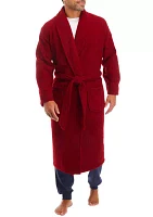 Red Bouclé Robe