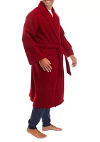 Red Bouclé Robe