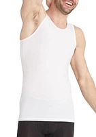 Men's Stay Tucked Tank Top Undershirts - 2 Pack