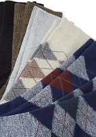 Campbell Argyle Crew Socks