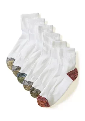 Fit Tech Cushion Quarter Socks