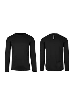 Men's Moisture-Wicking Long Sleeve Performance T-Shirt