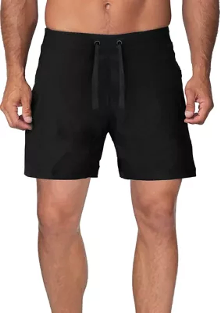 Men's 7 Inch Performance Active Workout Training Shorts with Mesh Lining