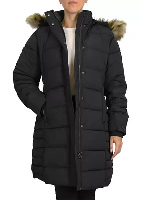 Heavyweight Parka Jacket With Detachable Faux Fur Hood