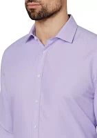 Slim Fit Solid Dress Shirt