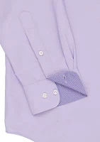 Slim Fit Solid Dress Shirt