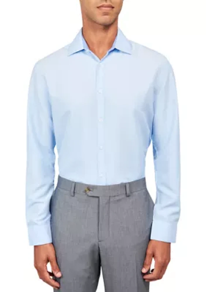 Men's Slim Fit Solid Dress Shirt