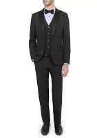 Men's Slim Fit Black Peak Lapel Tuxedo Jacket