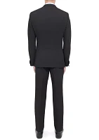 Men's Slim Fit Black Peak Lapel Tuxedo Jacket