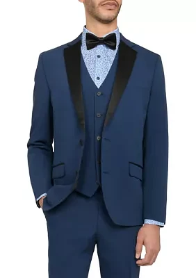 Men's Slim Fit Blue Tuxedo Jacket