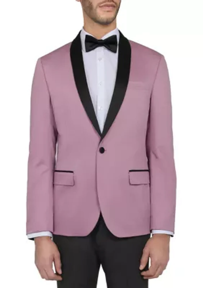 Men's Slim Fit Mauve Pink Occasion Tuxedo Jacket