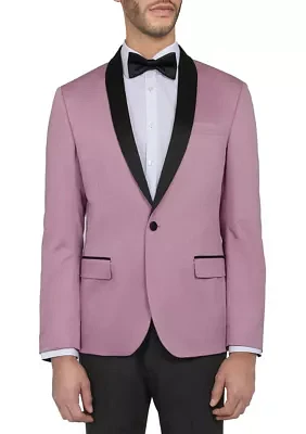 Men's Slim Fit Mauve Pink Occasion Tuxedo Jacket