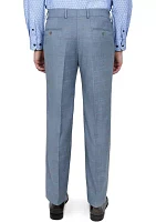 Men's Slim Fit Windowpane Pants