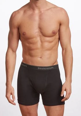 Big & Tall Premium 100% Cotton Boxer Brief Underwear- 2 Pack