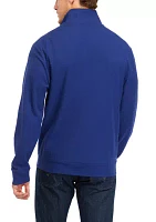 Oxford Piqué 1/4 Zip Pullover