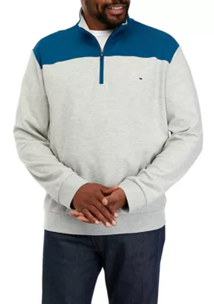 Big & Tall Quarter Zip Sweatshirt