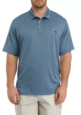 Big & Tall Short Sleeve Fishing Polo Shirt