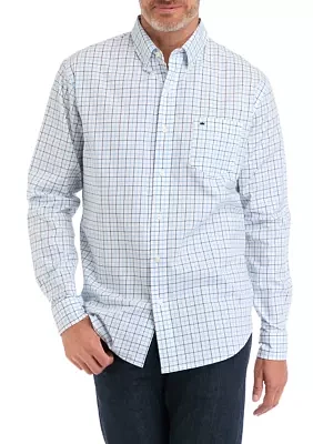 Poplin Plaid Printed Shirt