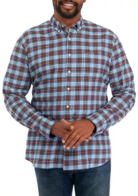 Big & Tall Long Sleeve Twill Shirt