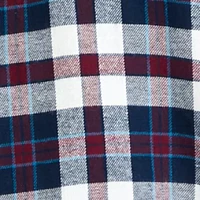 Big & Tall Long Sleeve Woven Flannel Plaid Shirt