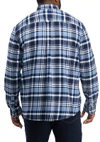 Big & Tall Long Sleeve Plaid Flannel Shirt