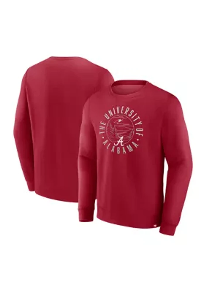 NCAA Alabama Crimson Tide Fleece Crew Neck Sweatshirt