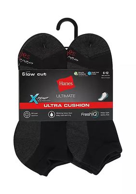 Ultimate X-Temp 6 Pack Ultra Cushion Low Cut Socks
