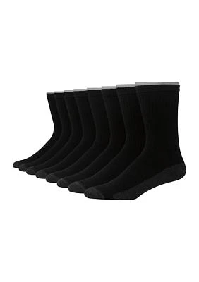 Men's Cushion Crew Sock - 8 Pair Pack