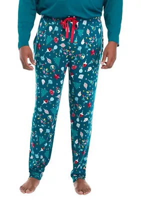 Big & Tall Holiday Lights Joggers