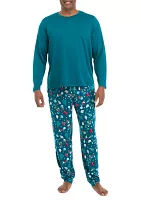 Big & Tall Holiday Lights Joggers