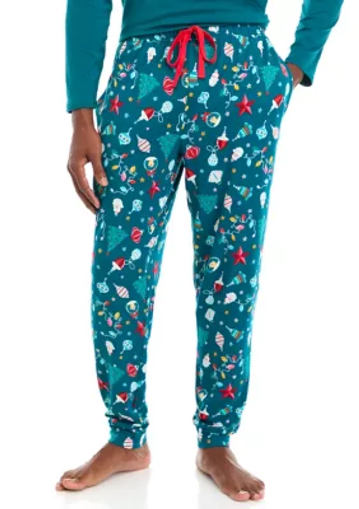 Men's Holiday Lights Joggers