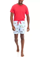 Men's Holiday Shopping Pajama Shorts