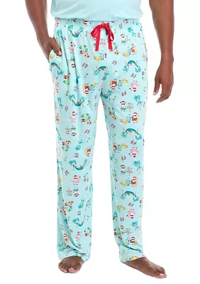 Big & Tall Beachy Christmas Pajama Pants